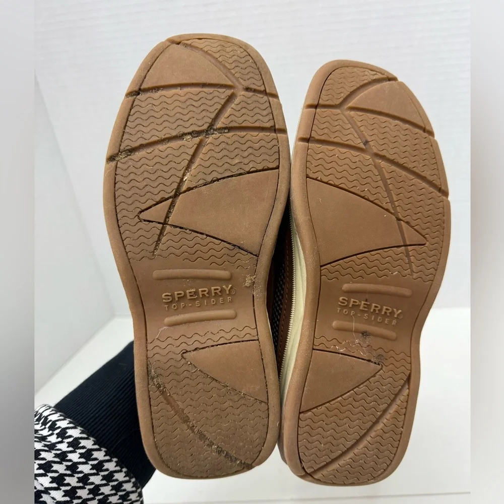 Sperry Top Sider Boat Brown Shoes Size 3Y